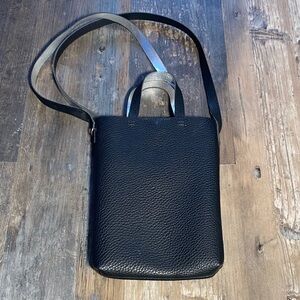 Stylish small black phone bag